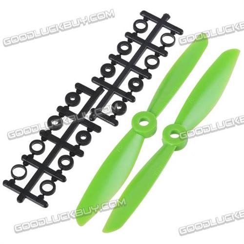 FC 6045 6045R 6x4.5" (green) propellers CW CCW (1 pair) (GLB-83653)